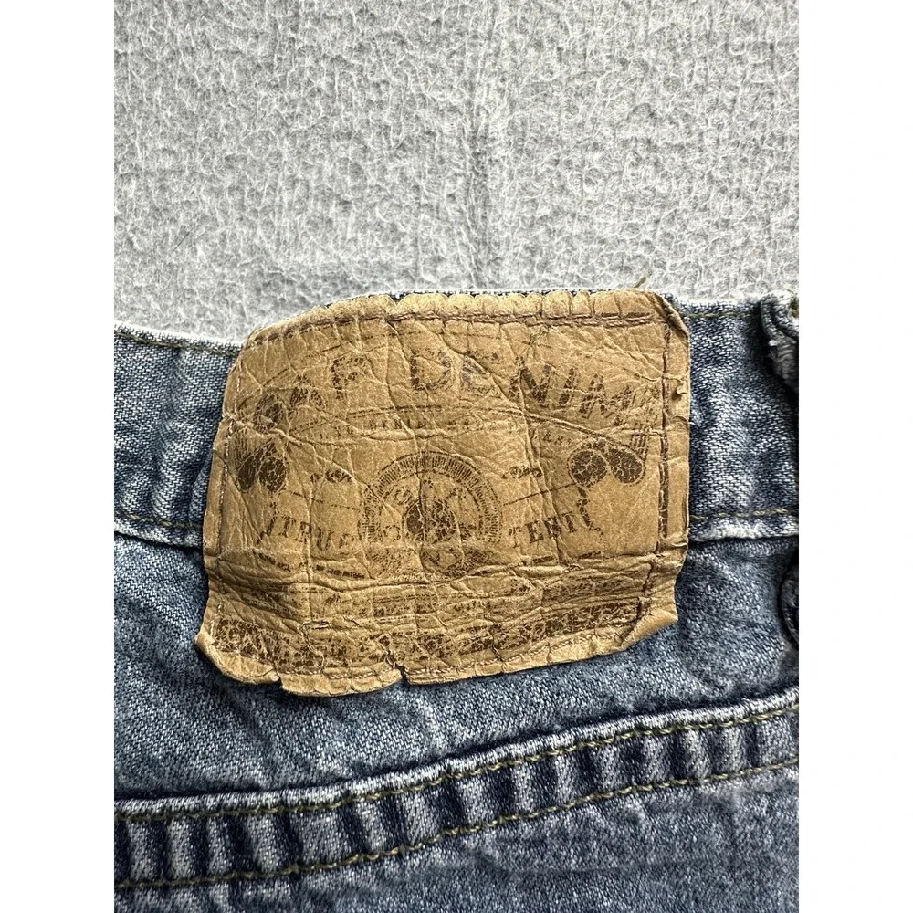 Vintage Gap Jeans Boys 4 Blue‎ Denim Made USA Button Fly Tapered Leg 90s 80s